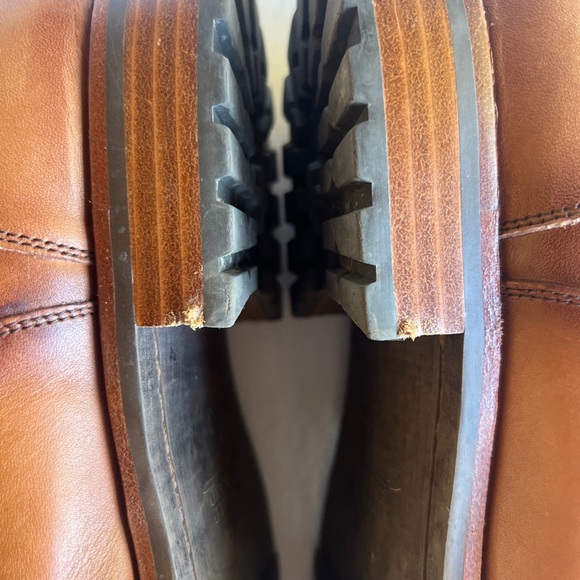 🌻SOLD Warfield and Grand Court Boot Lace Up Brown Leather 13 - Picture 12 of 12
